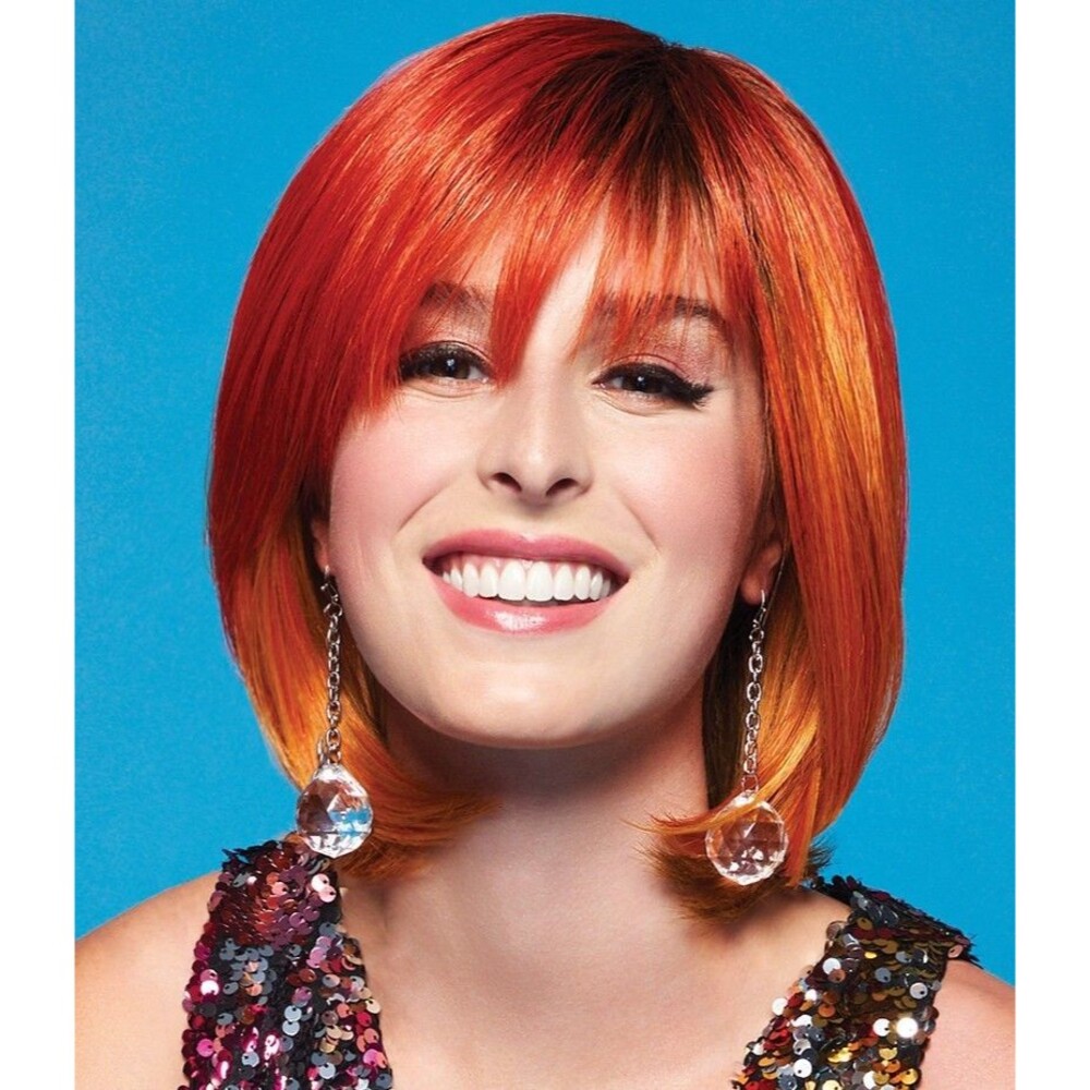 FIERCE FIRE Wig by HAIRDO, Wefted Cap, Heat-Friendly, Fashion Color, Bob, NEW
